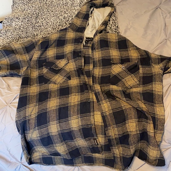 Flannel w: hood - Picture 1 of 2
